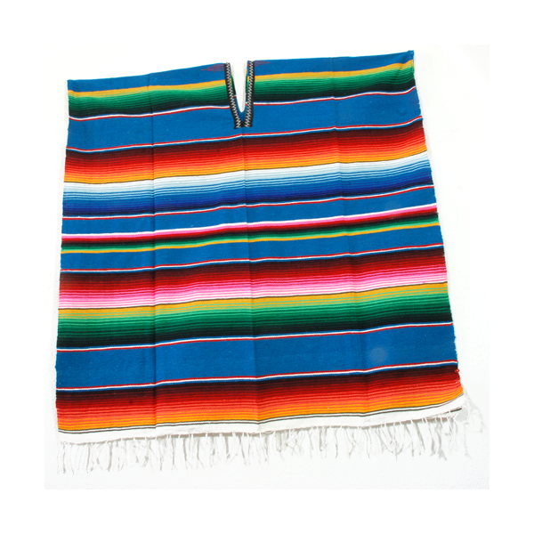Poncho Original de México para adulto, diferentes colores