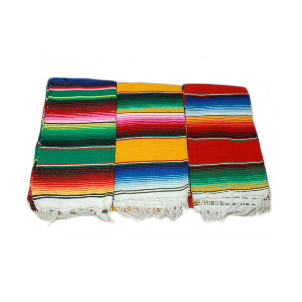 Original sarape mexicano para adulto, diferentes colores.