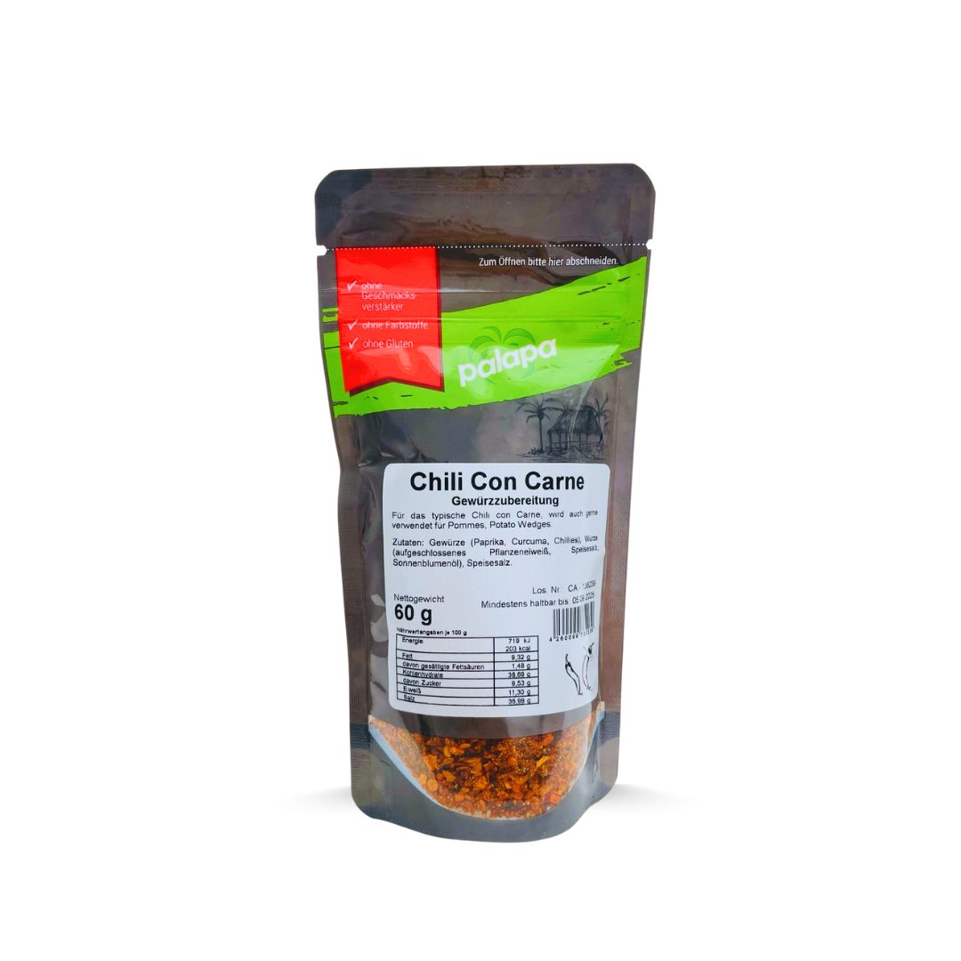 Mezcla de especias de chili con carne, 60 g