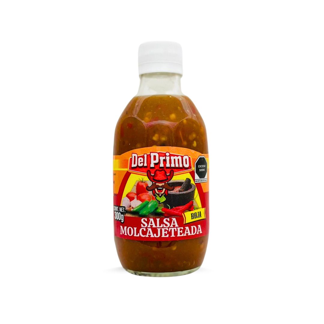 Del Primo,Salsa Molcajeteada Roja,300 g