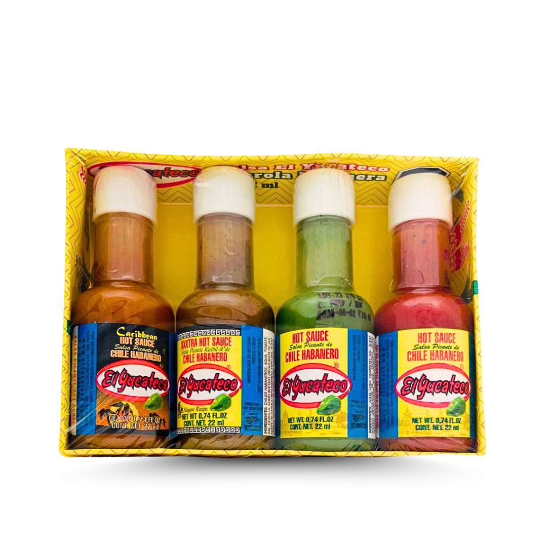 El Yucateco Pack Salsas 4x 22ml