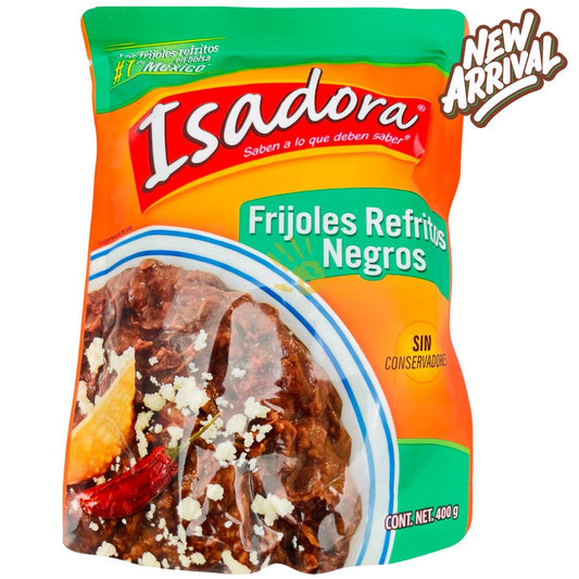 Isadora, Schwarzes Bohnenmus (Frijoles Negros Refritos), 400 g