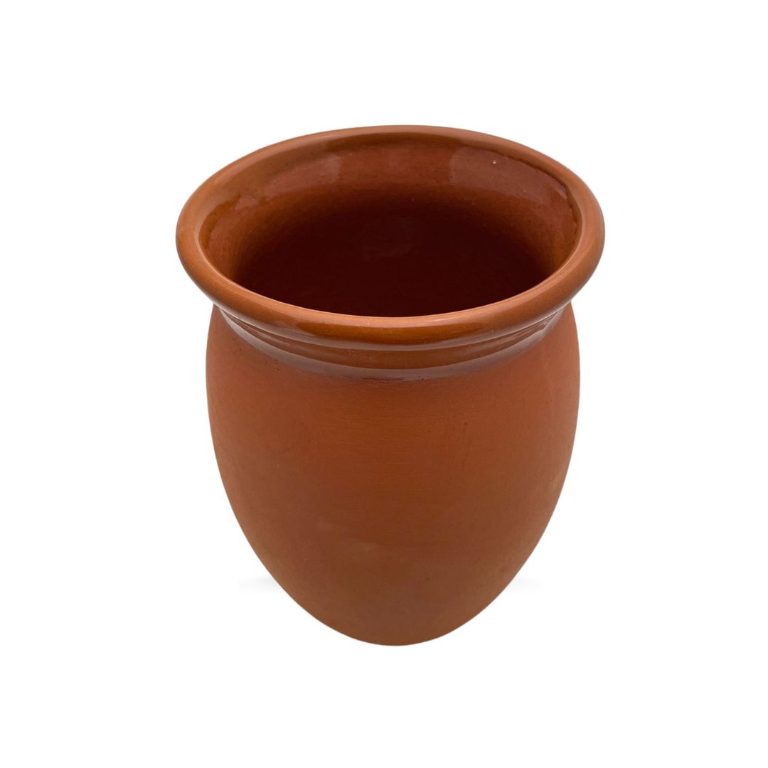 Cantarito de barro esmaltado