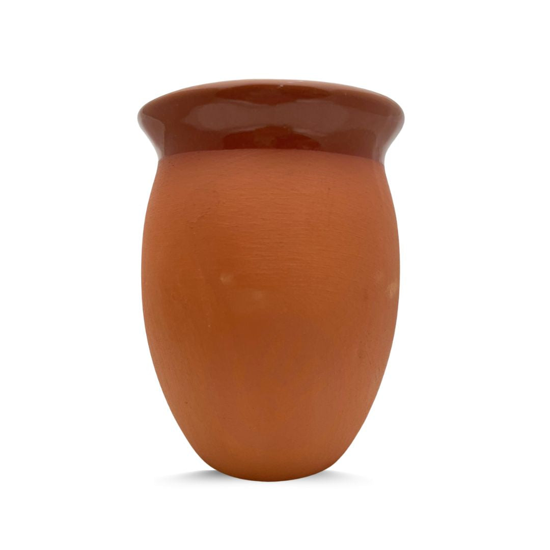 Cantarito de barro esmaltado