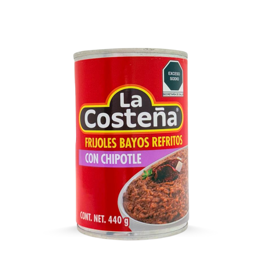 La Costeña, Braunes Bohnenmus mit Chipotle 440g