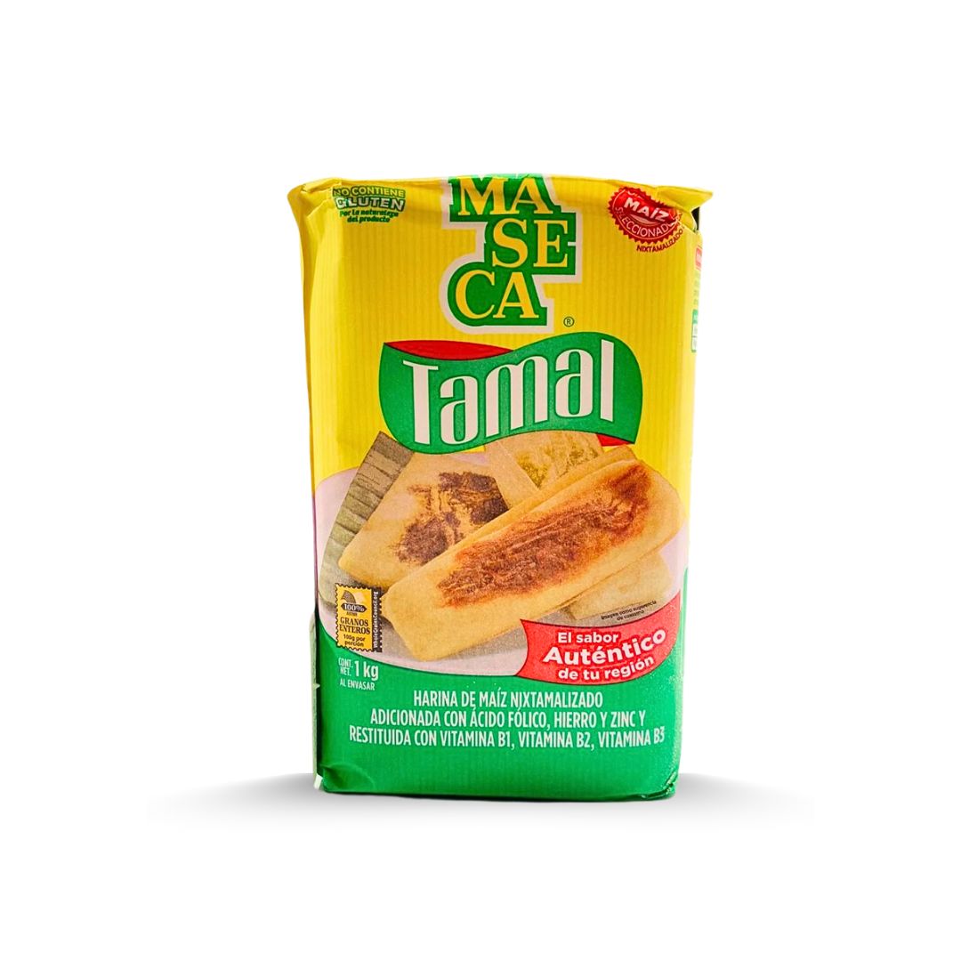 Harina de maíz nixtamalizada para TAMALES, 1 kg