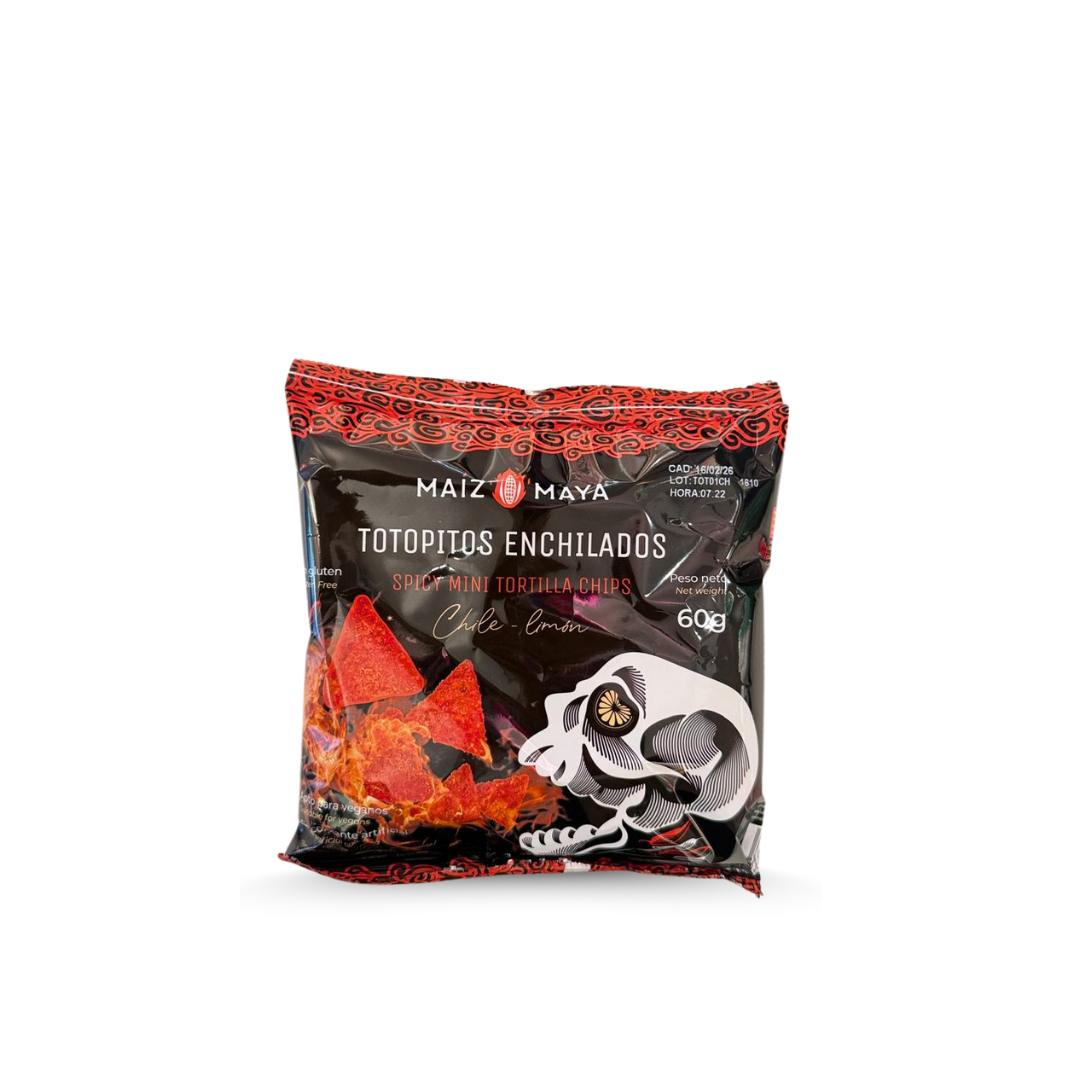 Maiz Maya - Totopitos Enchilados - Chile limon