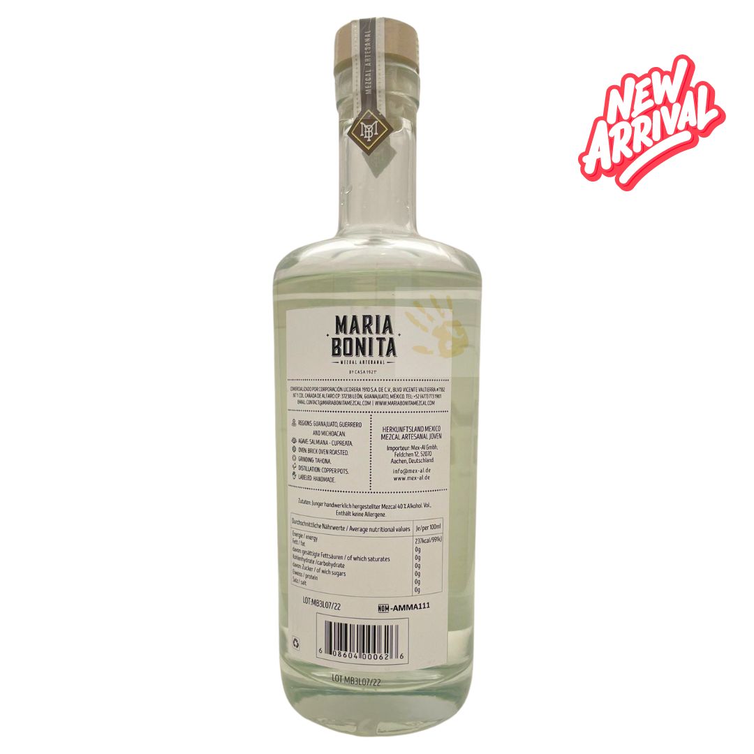 Mezcal Artesenal, Blanco, 40%