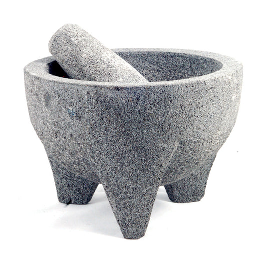 Molcajete Gewürz-Mörser aus Lavastein (ca.18 cm)