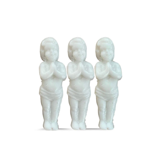 Figuren für Rosca de Reyes (Muñeco, Niño Dios), 3er-Set