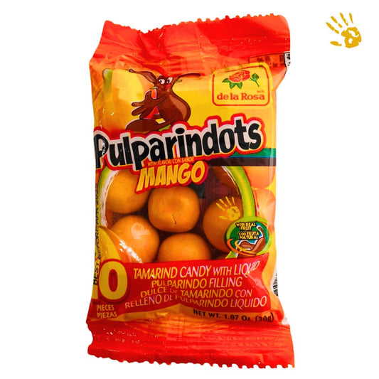 Pulparindo Mango Dots, 30 g