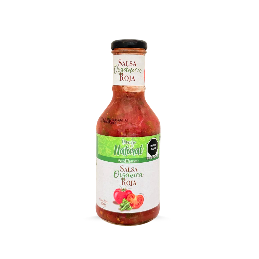 San Miguel, Salsa Organica Roja, 450g