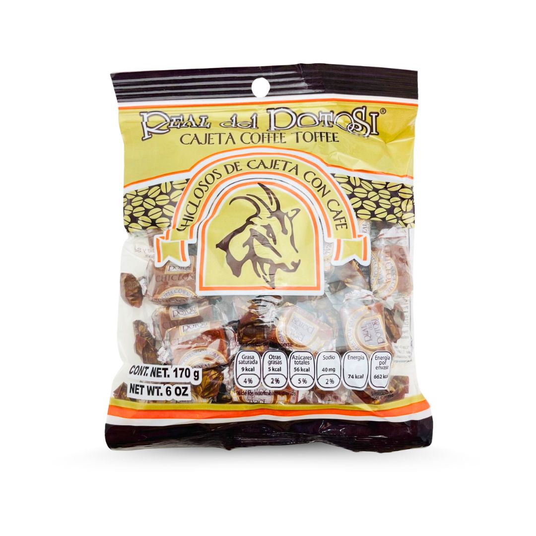 Ziegenmilchkaramell Bonbons mit Café "Chiclosos de Cajeta con Café", 170 g