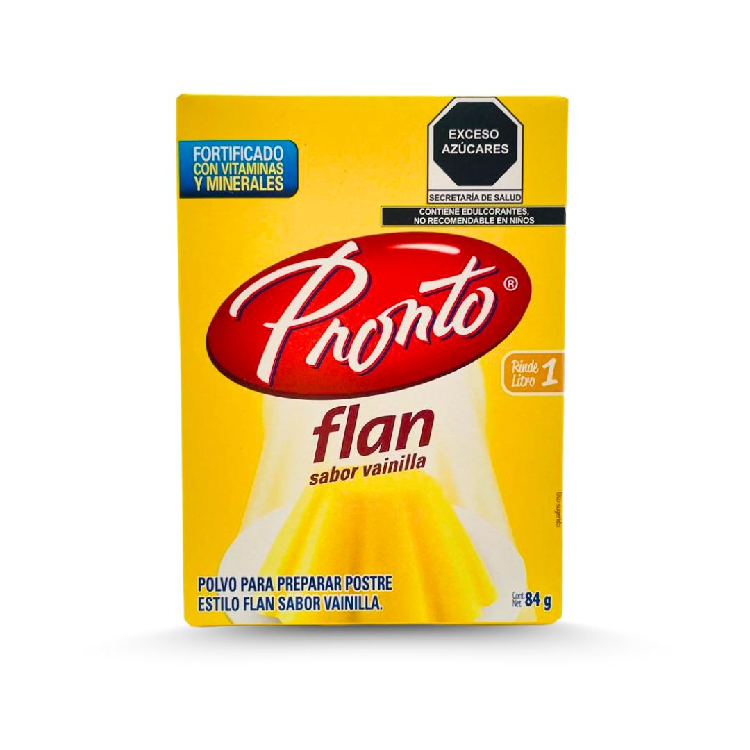 Pronto, Flan: sabor vainilla, 84g