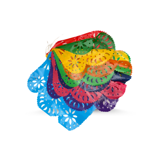 Plastico Picado -  Authentische mexikanische Girlande- Groß (Plastik)