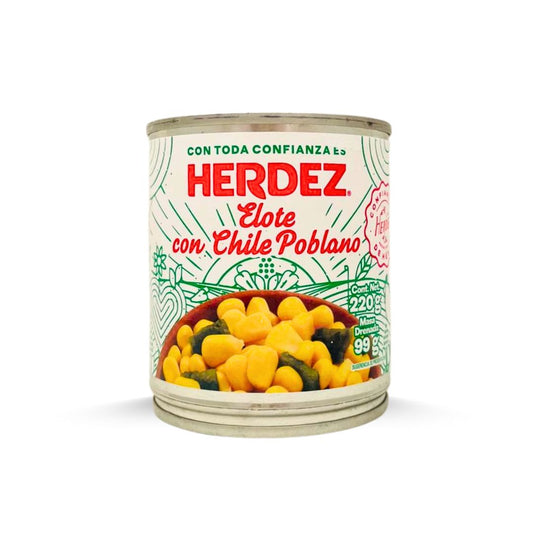 Herdez, Elote mit Chile Poblano, 220 g (99 g)