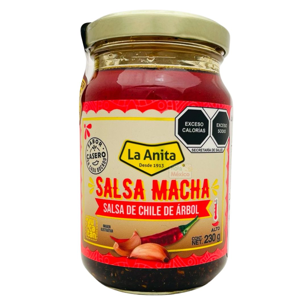 La Anita, Salsa Macha mit Chili Árbol, 230g