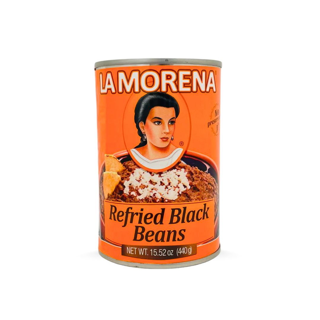 La Morena, Frijoles Negros Refritos, 440 g