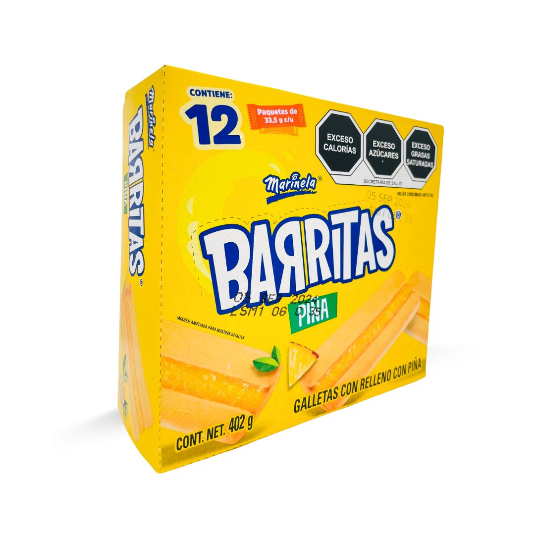 Marinela, Barritas: Piña, 402g