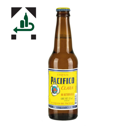 Pacifico Bier, helles Bier aus Mexiko, 4,5% vol, inkl. Pfand