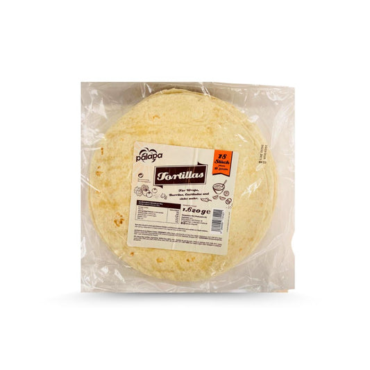 Palapa Tortillas aus Weizen-Mehl, 18 Stück, Ø 30 cm, 1.620 g