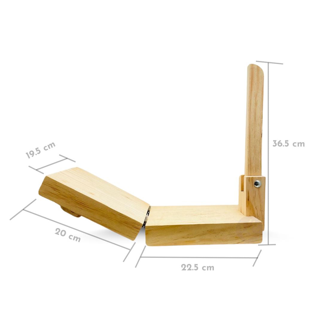 Tortillapresse / Tortillera aus Holz (Pino), 20 cm