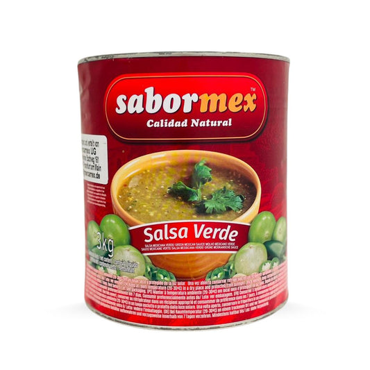 Salsa Verde, Sabormex (Green mexican sauce) 3 Kg