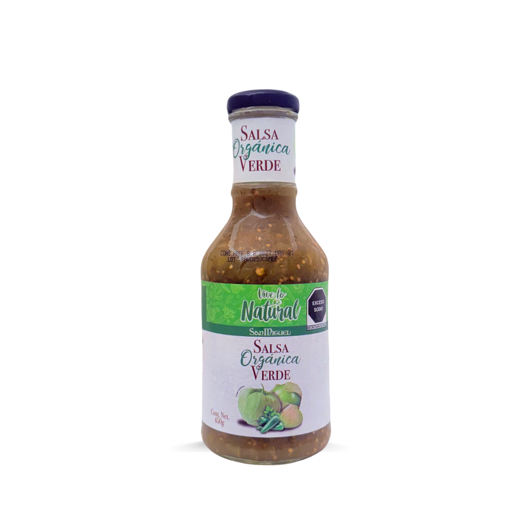 San Miguel, Salsa Organica Verde, 450g