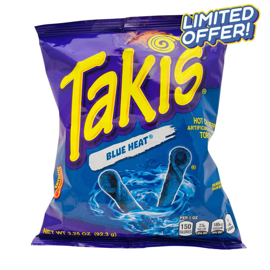 TAKIS Blue Heat, Mexikanische Chips, 92,3g