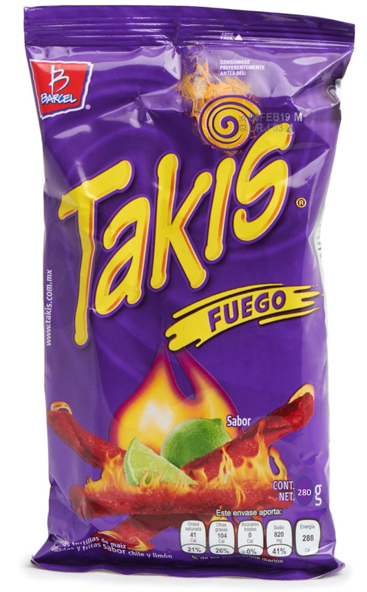 TAKIS Fuego, Mexikanische Chips, 56g
