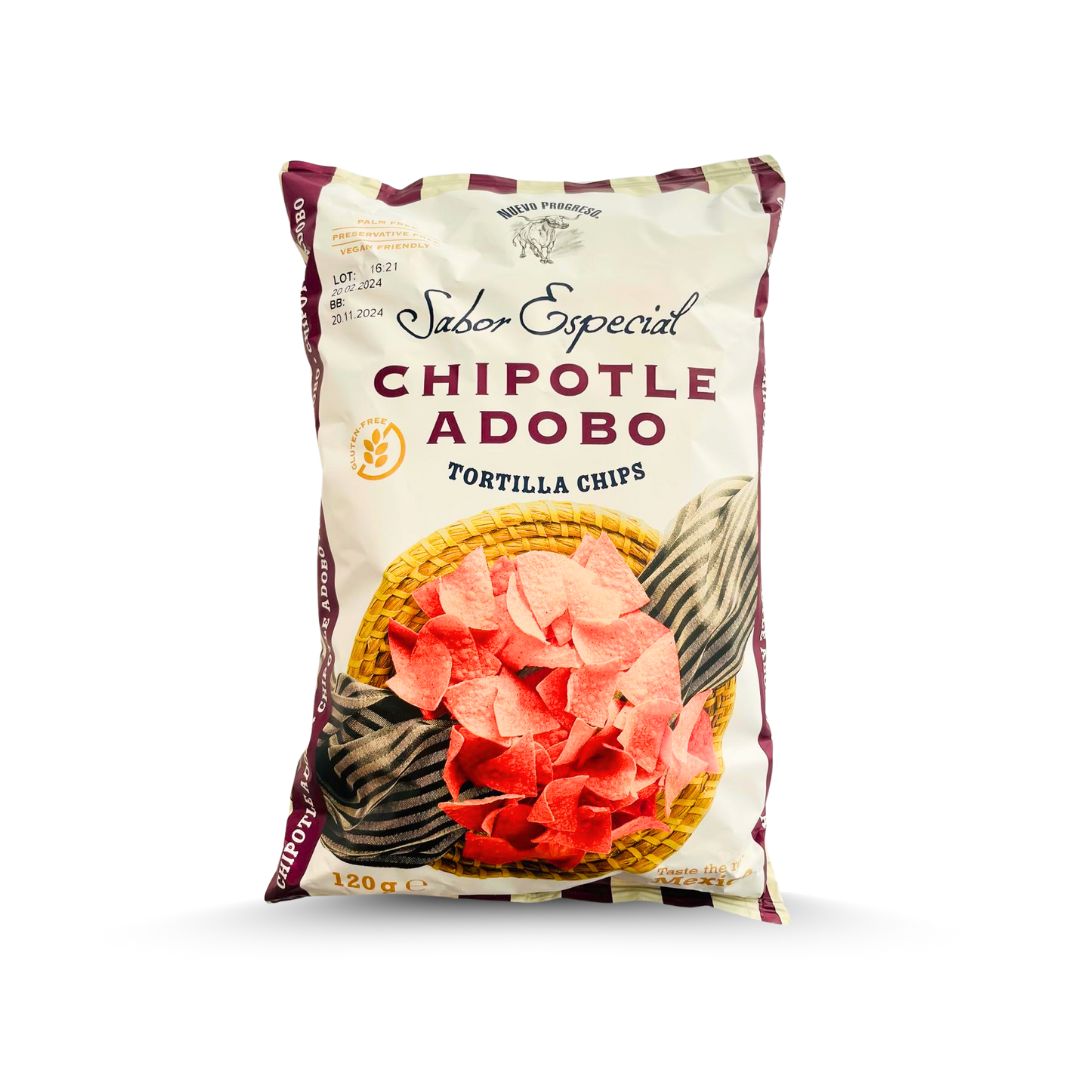 Nuevo Progreso, Tortilla Chips Chipotle Adobo, 120g