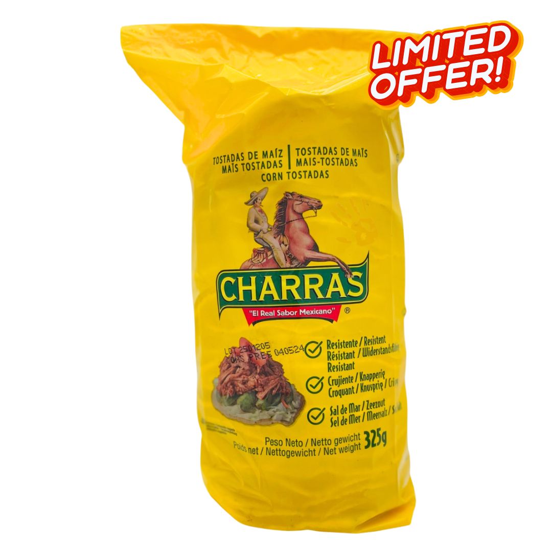 Charras, Mais-Tostadas, 325g