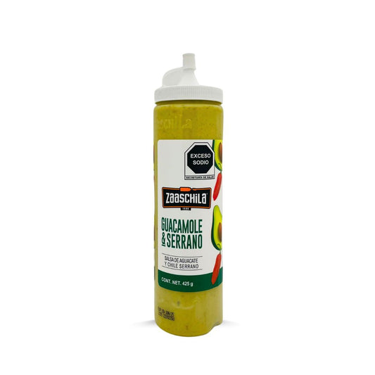🎁 Zaaschila, Salsa Guacamole & Serrano, 425 g (100% off)