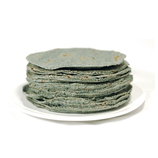 Blue corn tortillas "Caseras", frozen, 660 g, Ø approx. 15 cm