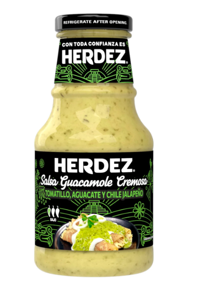 Salsa estilo guacamole, Herdez, 240 g