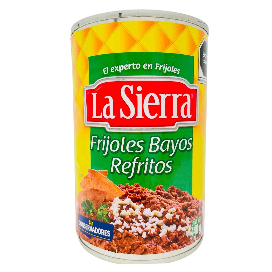 La Sierra, Frijoles Bayos Refritos, Lata 440g