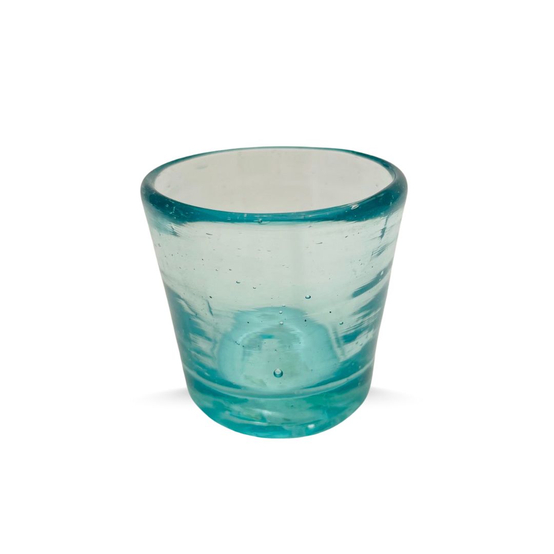 Vaso Mezcalero de vidrio soplado