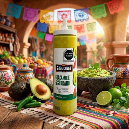 Zaaschila, Salsa Guacamole & Serrano, 425 g